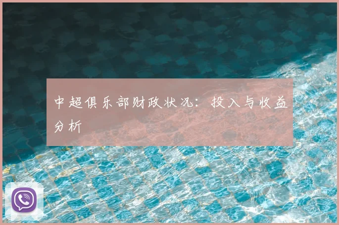 中超俱乐部财政状况：投入与收益分析